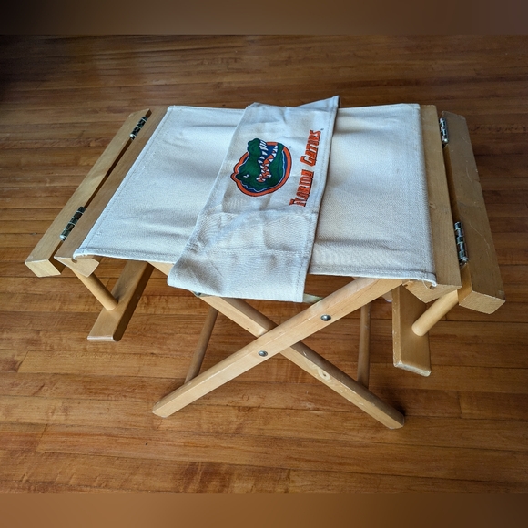 Florida Gators University Of Florida Table Height Folding Director Sports Chair - Picture 8 of 13
